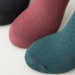 Red / Green Fiber Nylon Dress Socks , Cashmere Organic Cotton Breathable Dress