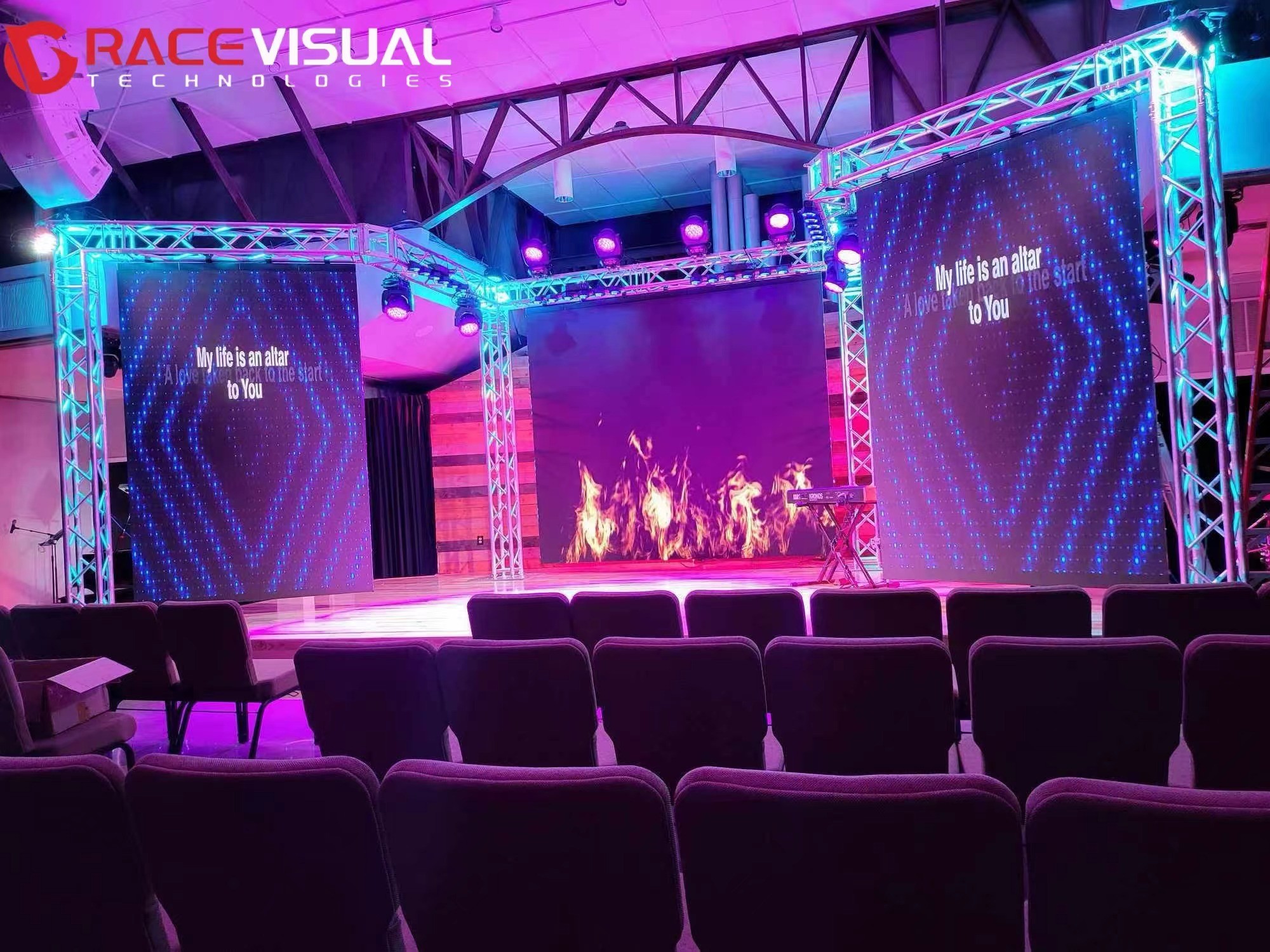 Energy-Efficient IRA LED Display - High Brightness, High Refresh Rate, International Certifications