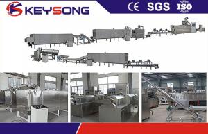 Quality 380V SS304 Breakfast Cereal Making Machine Double Screw Extruder Capacity 100 - 130kg / H wholesale