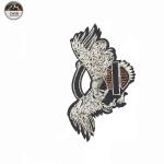 Personalized Sequined Embroidered Eagle Patches Cartoons Image For Clothing