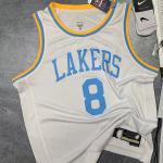 White Retro NBA Team Jerseys Edition 8 Basketball Jersey