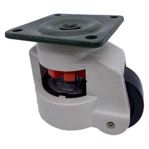 Quality GD-80F Swivel Plate Leveling Casters Wheels Nylon Fuma Wheels wholesale