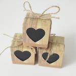 Love Heart 2x2 Inches Unique Wedding Favour Gift Boxes