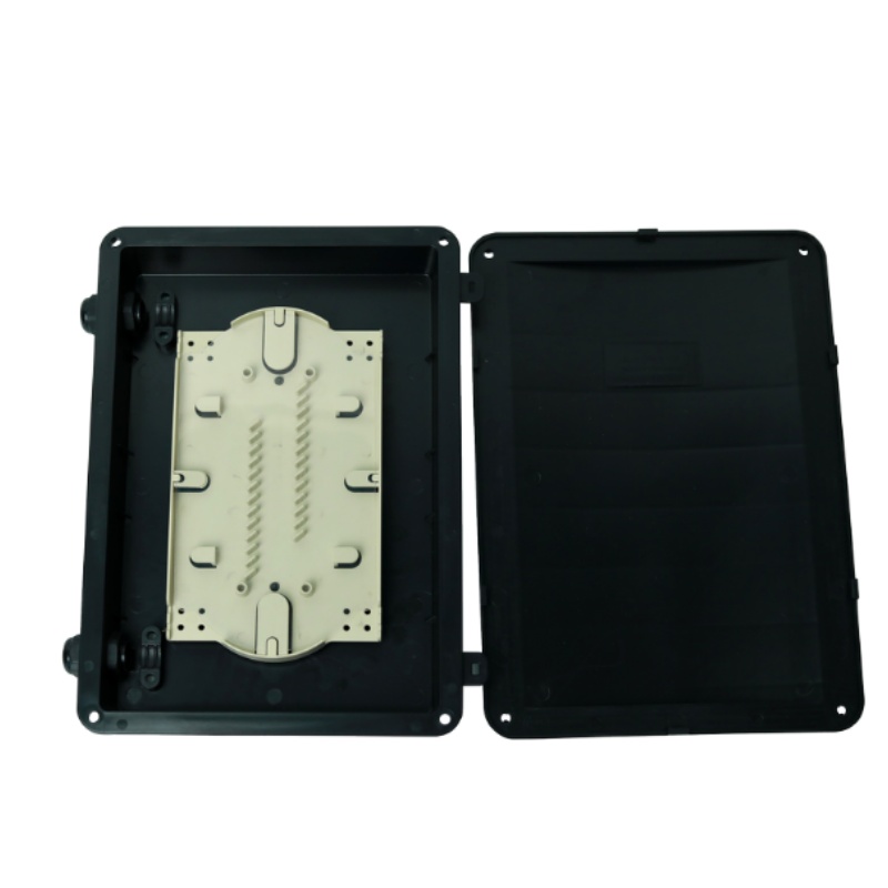 FTTH Waterproof 4 Cable Entry Point Fiber Optic Equipment with Polished Surface Finishing
