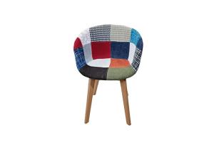Quality Living Room Patchwork Dining Chair , Upholstered Seat Dining Chairs wholesale