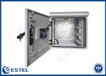 Anti Theft 9U 600mm Height Pole Mount Weatherproof Enclosure
