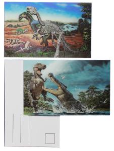Quality Kids Gifts Dinosaur card 3d Animation Picture 3D Postcard Moving Cards wholesale