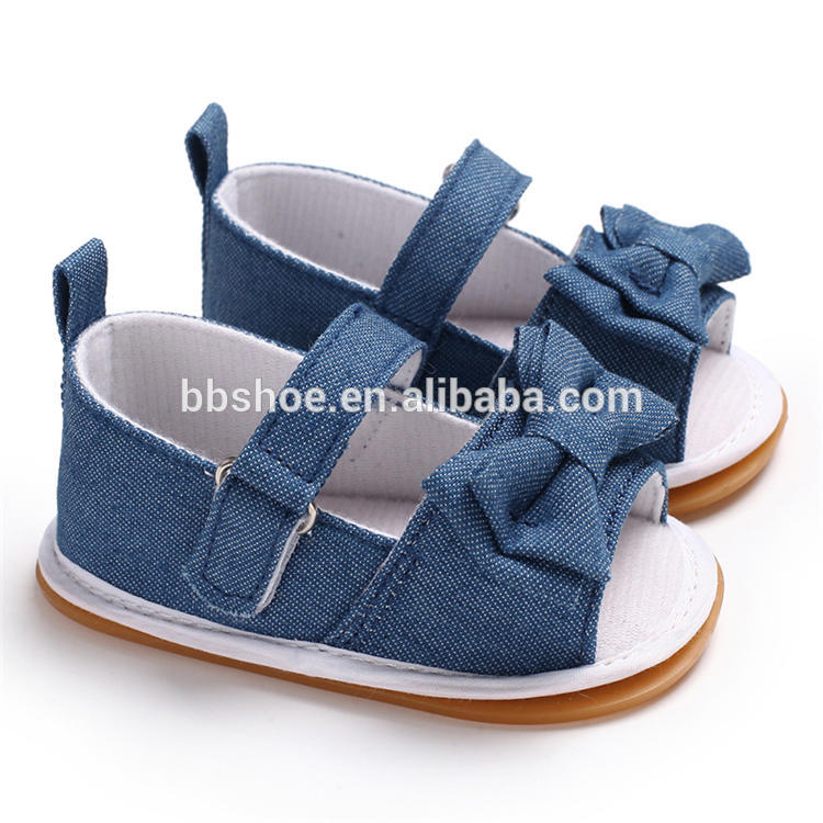 Free shipping Wholesale Rubber sole Anti-slip Outdoor Newborn toddler infant sandals
