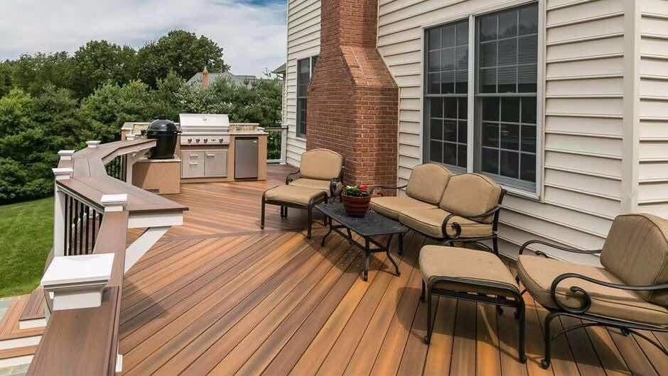 Cheap WPC Wood Plastic Composite Decking for Outdoor Garden Decoration