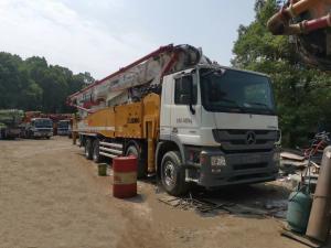 Quality Orange 62m Concrete Pump Truck Concrete Boom Pump Heavy Equipment 15200*2500*4000mm wholesale