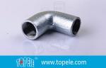 25mm BS4568 Conduit Fittings Malleable Iron Solid Elbow 90 Degree Pipe Bent