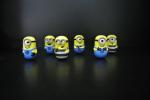 ABS Material Small Minion Figures , Despicable Me Minion Toys For Kids