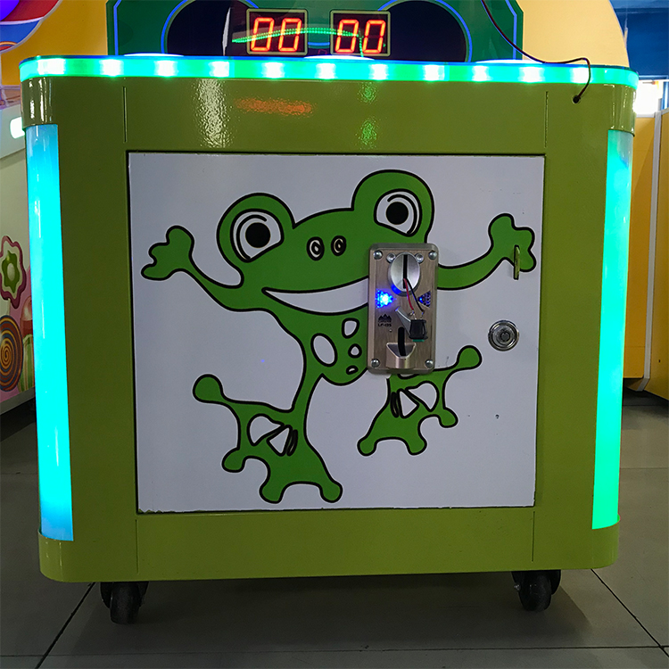 Children paradise video game entertainment parent-child ticket redemption coin operated frog whack-a-mole game machine