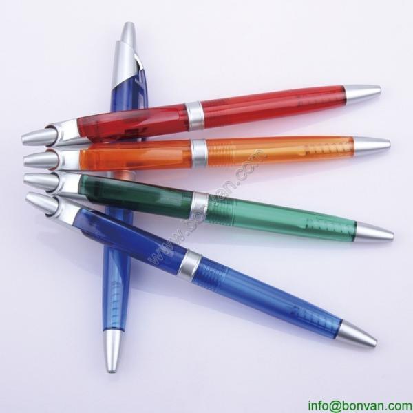 plastic ball pen,clear barrel gift advertising pen,printed logo pen from
