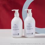 Matte HDPE White Boston 300ml 10oz Shampoo Pump Bottles