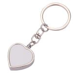 Blank Metal Heart Shape Sublimation Keychain For Sublimation Blanks Photos
