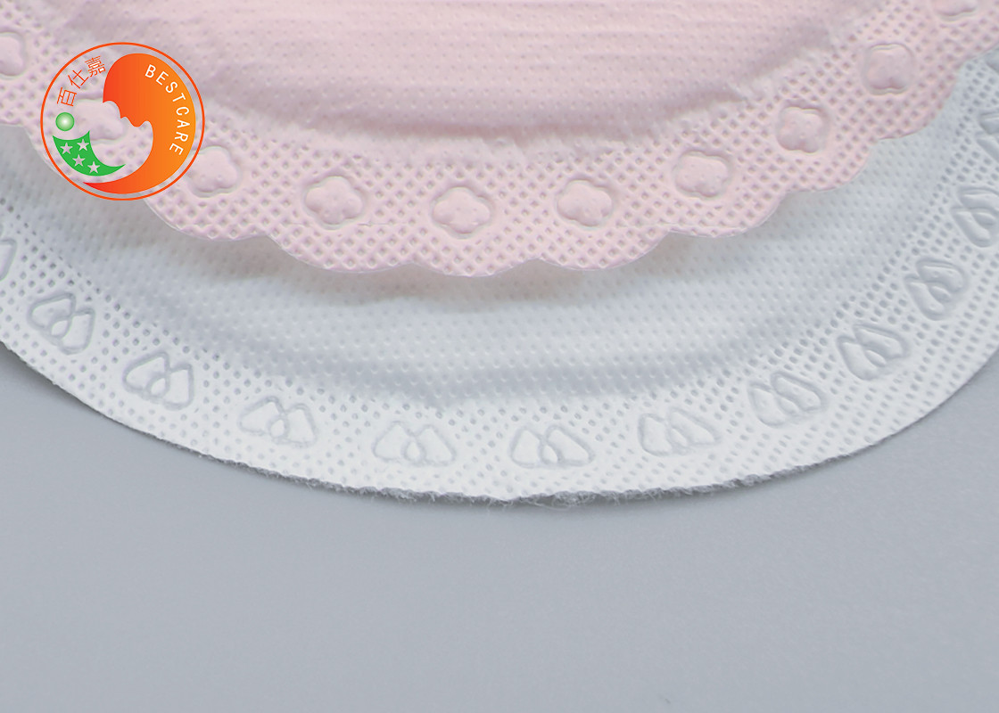 Round Shape Hygiene Disposable Breast Pads High Absorbing Customizable