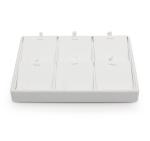 Custom Jewelry Display Sets White PU Faux Leather Jewelry Display Pendant Trays