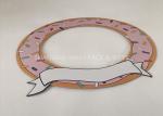 Kids 18th Birthday Festival Party Decorations Donut Paper Chipboard 15x15''