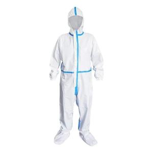 Quality Microporous Protective Coverall Suit Lightweight Breathable Type 4 5 6 wholesale