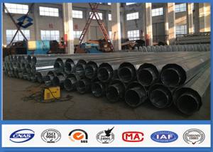 Quality Electrical steel transmission poles Steel Q345 Material ASTM A 123 Galvanized wholesale