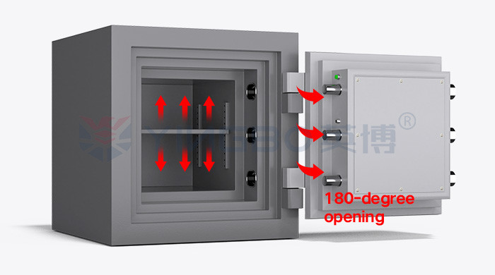 Small Modern Exterior Design Fireproof Safe Box For 120 Mins Fireproof Protection
