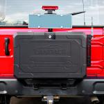 2021- Jeep Wrangler Black Aluminum Alloy Powder Coated Rear Side Door Outside