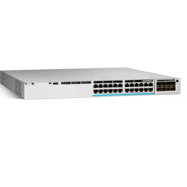 Private Mold 24-Port UPOE Network Switch C9300-24U-E 9300 Series for Speed Data Transfer