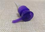 Reusable Lotion Pump Dispenser Purple Color For Shampoo / Conditioner