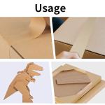0.13mm Custom Printed Waterproof Kraft Paper Tape For Eco Friendly Packaging