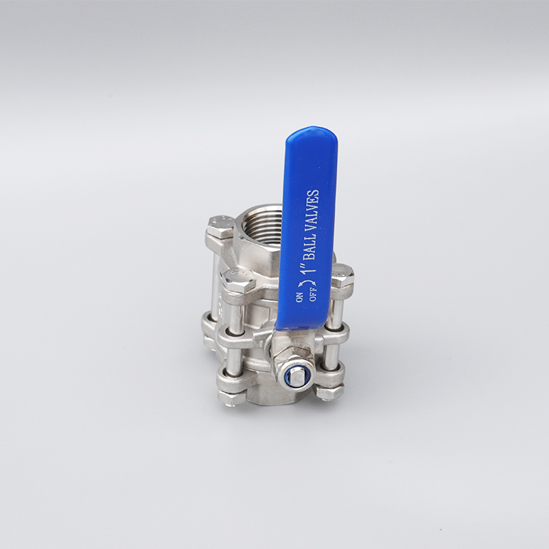3PC Screwed Strainless Steel Ball Valve