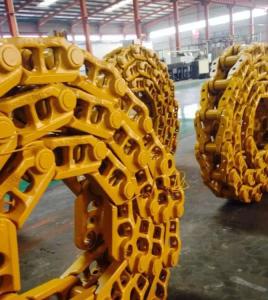Quality 40SiMnTi PC100-5 Undercarriage Track Link For Excavator Yellow wholesale