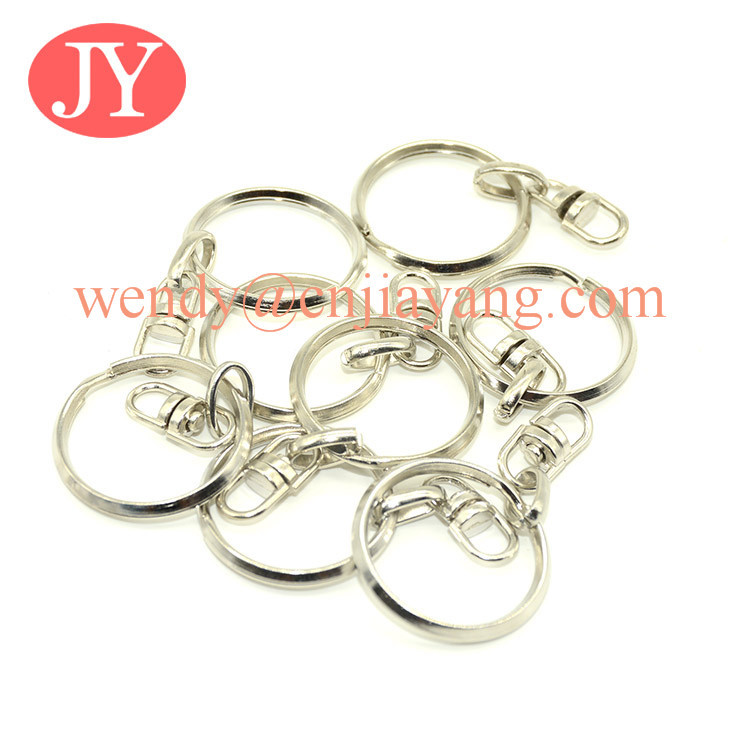 jiayang wholesale fashion metal stainless steel keyring polished