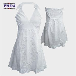 Quality Ladies new fashion embroidery ladies sexy clothing different designs casual dresses women summer in cheap price wholesale