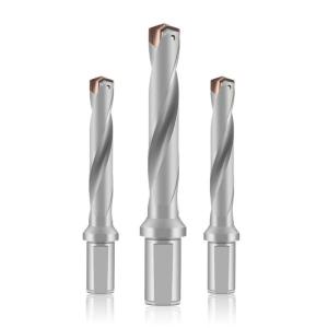 Quality 14D Spiral Flute Crown Drill Bit Carbide Hole Cutter Indexable Deep Hole Drilling wholesale