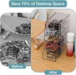 Clear Containers For Hair Accessory Organizing, Plastic Hair Accessory Organizer