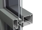 Waterproof Glass Aluminum Curtain Wall Systems High Security Performance