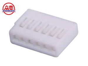 Quality Waterproof Plastic Automotive Wire Connectors 6 Pin Female White Color wholesale