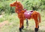 Large mechanical horse birthday zebra rocking horse Gema Trojan horse playground