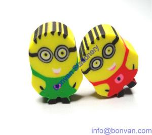 Quality extruded cartoon figure eraser,free giveaway cartoon eraser wholesale