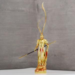 Quality Anniversary Occasions Customized Color 3D Resin Figure Collectible Metal Monkey King wholesale