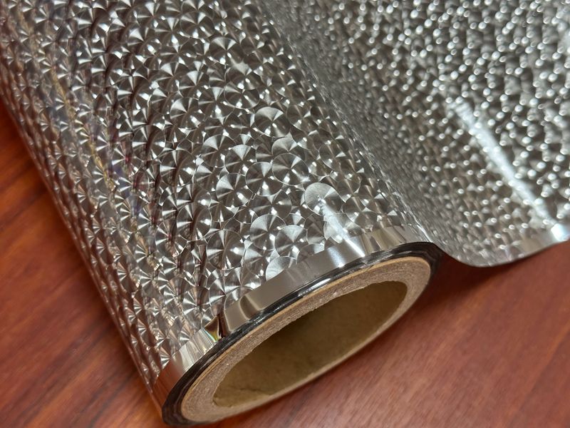 3D Lens Bopp Lamination Film Roll , Holographic Lamination Film For Gift Craft Industry