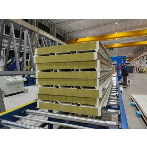 Quality Contemporary Rock Wool Composite Roofing Panels For Cold Room Construction wholesale