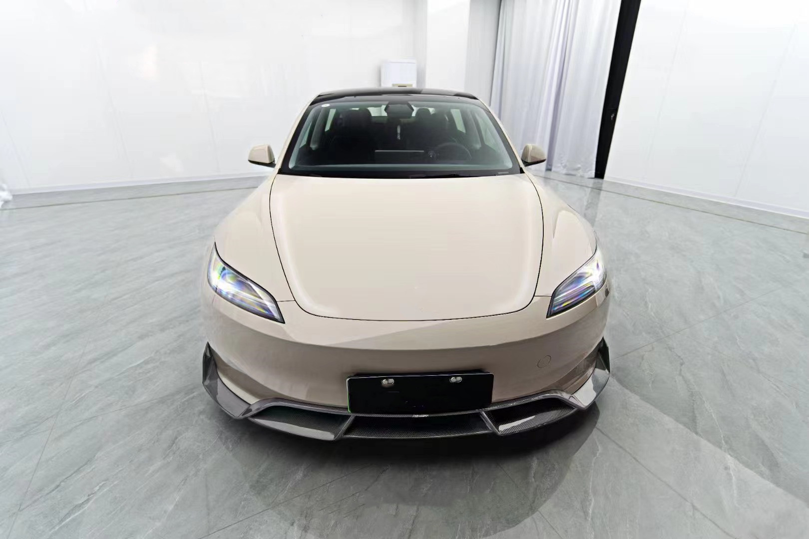 Carbon Fiber Tesla Model 3 Body Kit New Repair Tesla Side Skirt Front Lip Diffuser
