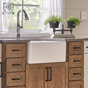 Quality 24 Inch Ceramic Farmhouse Drop In Bathroom Sink Rectangle Small wholesale