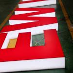 customer bought New 3d outdoor acrylic light letter signage for sale