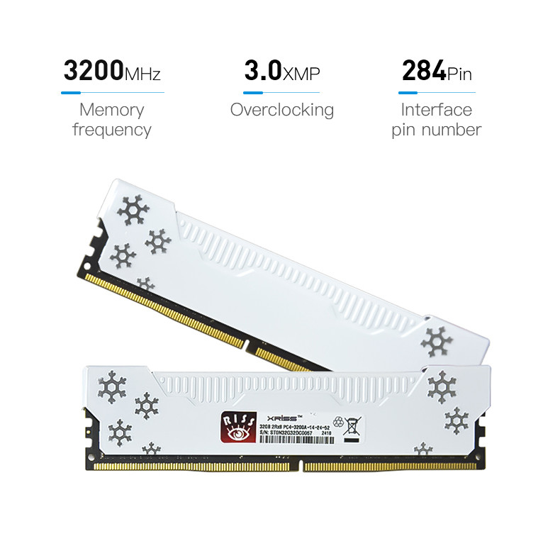 DDR4 8GB 16GB 32GB 3200MHz 3600MHz Desktop PC Ram Memory 284 Pin 1.35v