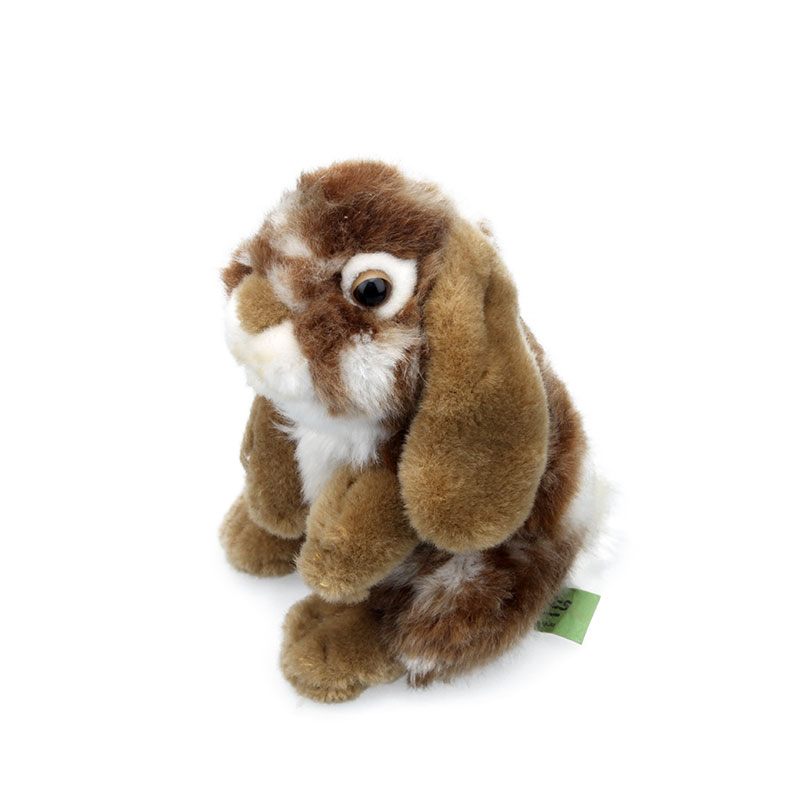 8 Inch Simulation Soft Rabbit Toy Stuffed Grey Khaki Plush Easter Gift