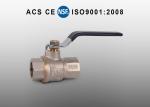 Manual 3 Piece Brass Ball Valve Full Port Ball Valve Female Thread