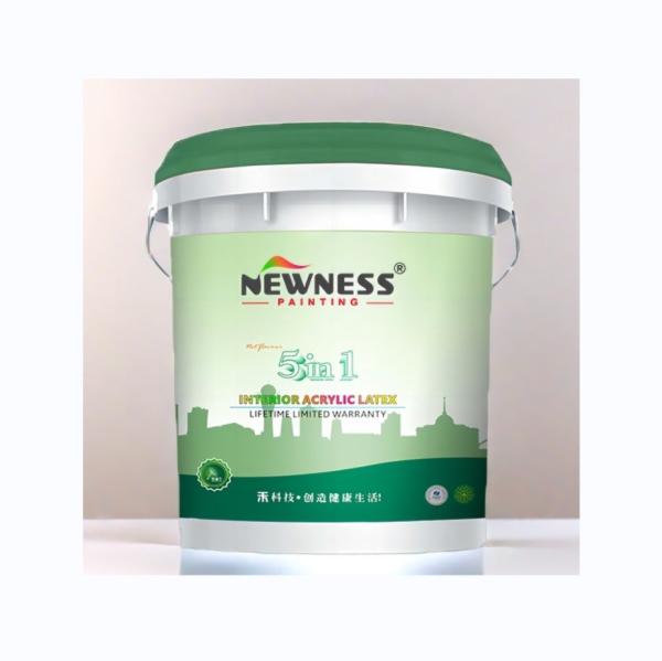 White Emulsion Acrylic Latex Wall Paint for Bedroom/Living Room Net Formaldehyde
